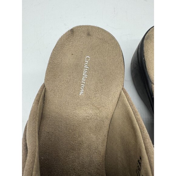 Croft & Barrow Womens Charity Clogs Shoes Size 10M Taupe Slip On Mules Workwear - Picture 2 of 13